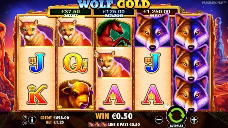 Игровой автомат «Wolf Gold» — в онлайн клубе Вулкан