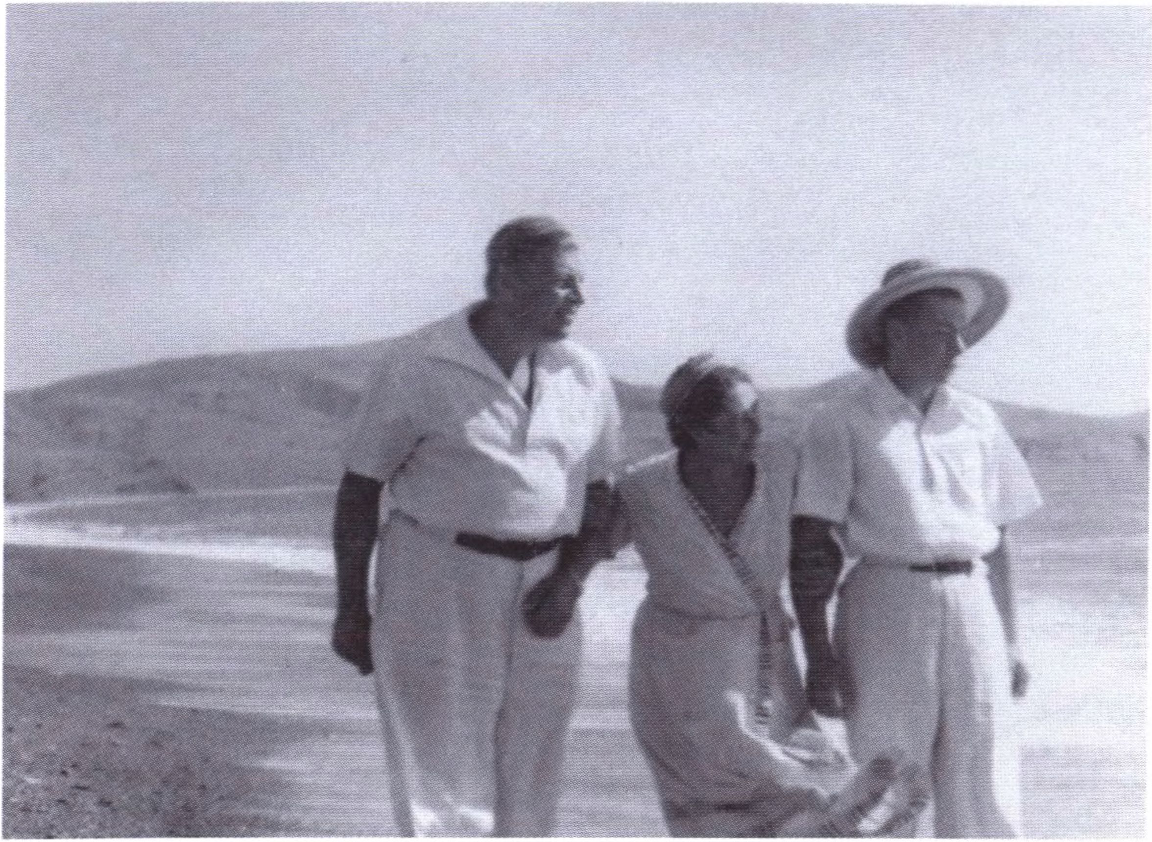 Трое на берегу. Коктебель, 1951