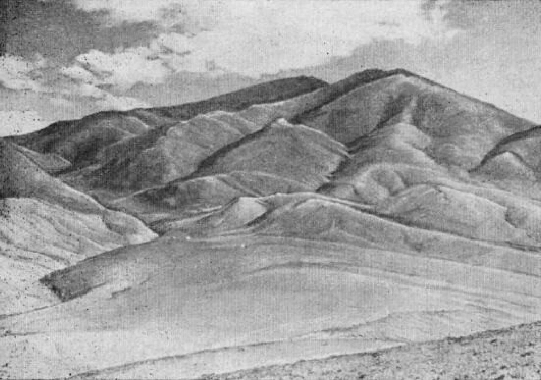 Горный массив Гобийского Алтая, расположенный между Долиной озер и пустыней Гоби. Фото автора